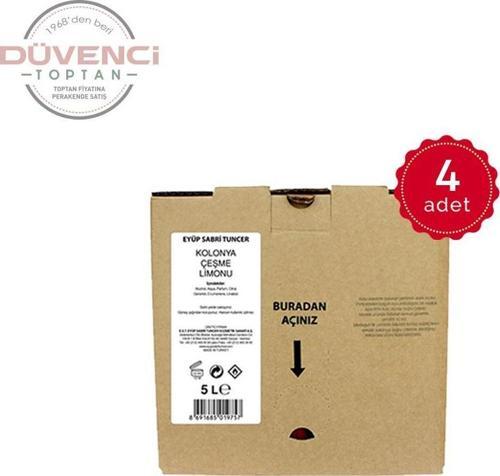 Çeşme Limonu Kolonyası 5 lt x 4 Adet