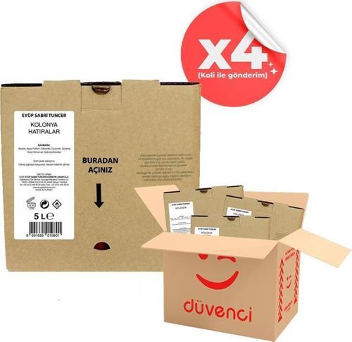Hatıralar Kolonyası 5 lt - Bag in Box x 4
