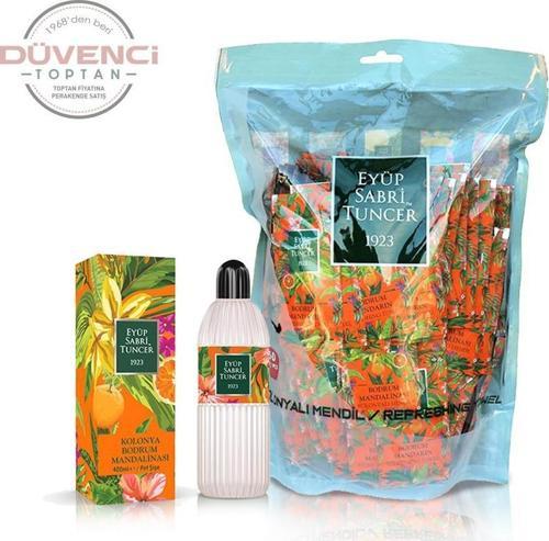 Düvenci Toptan Bodrum Kolonyası Model 1 (Islak Mendil ve 400 ML Kolonya)