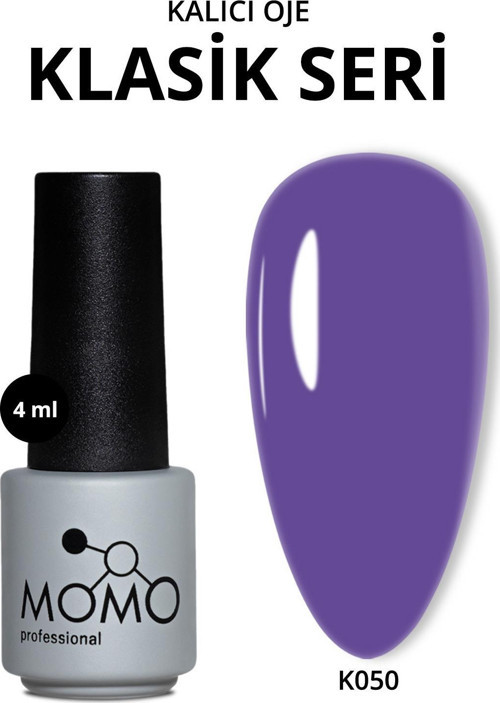 Kalıcı Oje K050, Koyu Pastel Mor, 4 ml