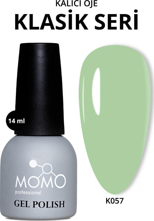Kalıcı Oje K057, Pastel Yeşil, 14 ml
