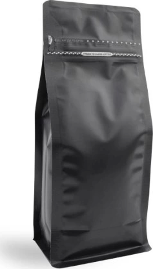 MAT SİYAH METALİZE KİLİTLİ FLAT BOTTOM KİLİTLİ TORBA (14X36) CM 1000 adet