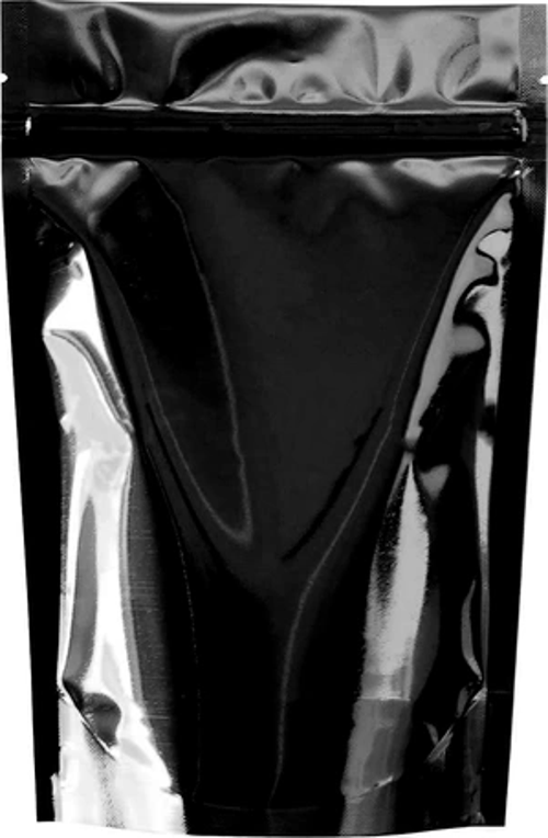 Siyah Alüminyum Doypack 11x18,5 cm - 100 Adet