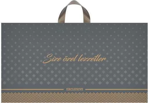 Tatlı Poşeti (Kulplu) 500 gr 40x22 cm - 50 Adet