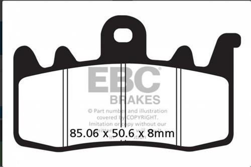 Fren Balatası Yarı Sinter Fa630v Can-am Spyder Bmw R1200 R Rs 2015-2019 Tıger 1200 Xcx 2016-2018