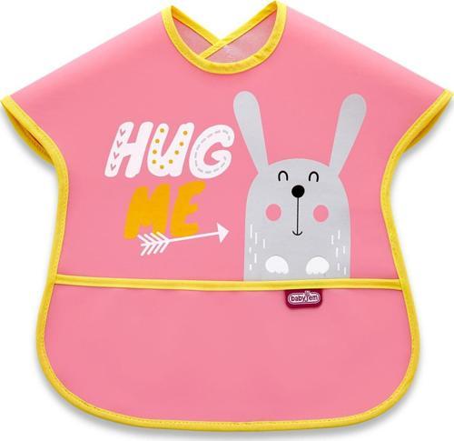 Poli Muşamba Bebek Mama Önlüğü 029 Pembe