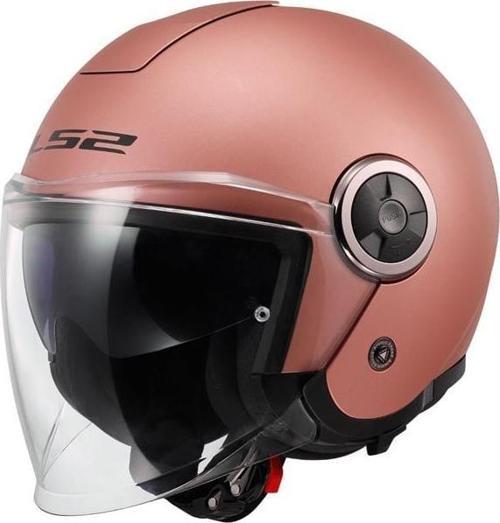 Classy Yarım Kask Mat Gold Pembe X-SMALL