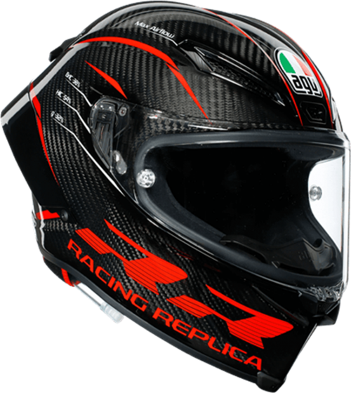 Pısta Gp Rr Performance Carbon Kapalı Kask Kırmızı MEDIUM