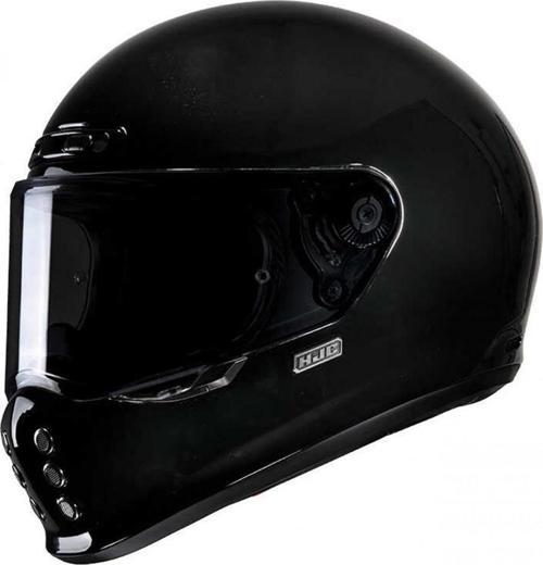 V10 Kapalı Kask Siyah SMALL