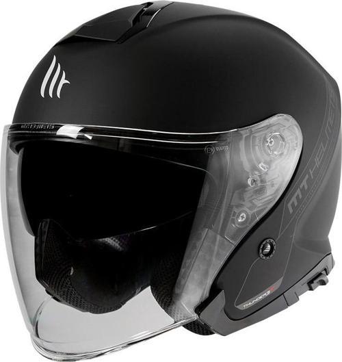 Thunder 3 Sv Solıd A1 Yarım Yazlık Kask Mat Siyah X-small