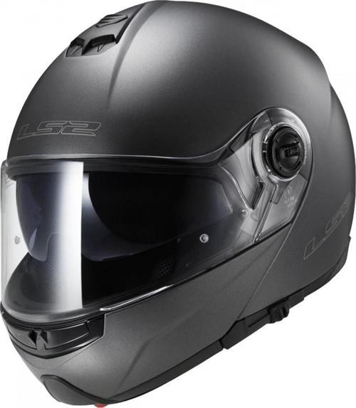 Strobe Çene Açılır Kask Mat Tıtanıum X-SMALL