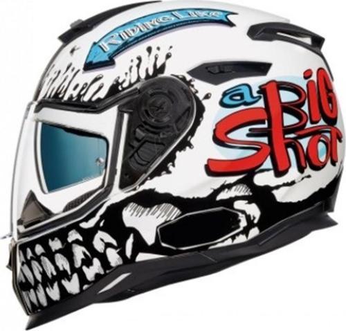 Sx.100 Bıg Shot Kapalı Kask Beyaz SMALL