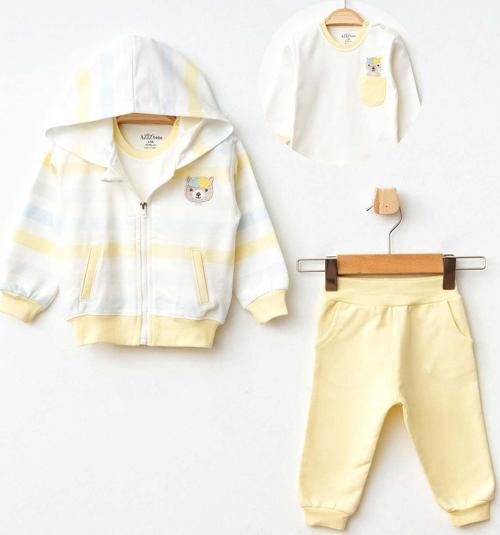 3'lü Bebek Takımı 003274 Sarı