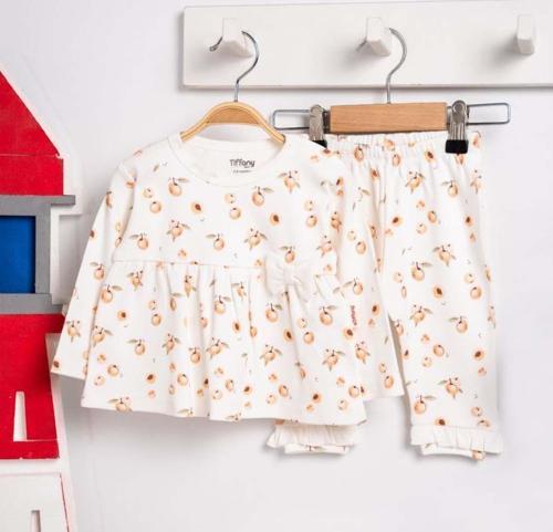 Baby Apricot Theme 2'li Bebek Takımı 2355012 Ekru