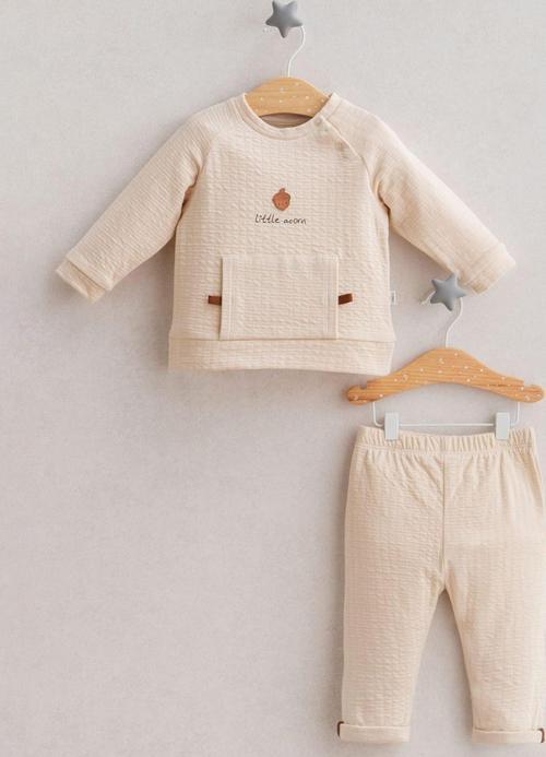In The Woods 2'li Bebek Takım 5345 Krem