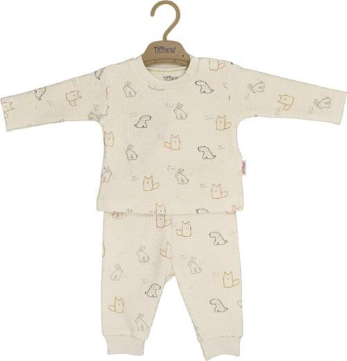 Baby Cats And Dog Theme 2'li Bebek Takımı 20012 Ekru