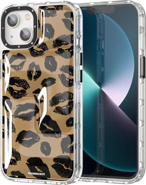 Apple iPhone 13 Kılıf Leopard Article Serisi Kapak