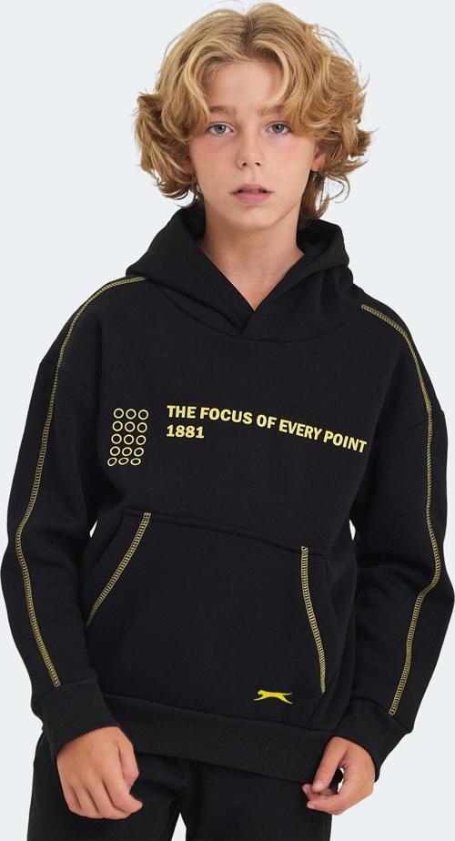 LEVON Unisex Çocuk Sweatshirt Siyah