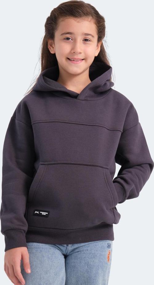 LENE Unisex Çocuk Sweatshirt Koyu Gri