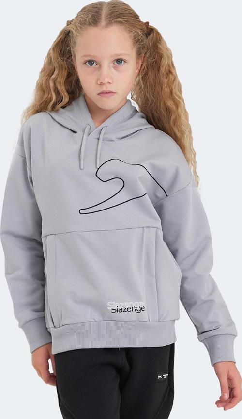 LINK Unisex Çocuk Sweatshirt Taş Gri