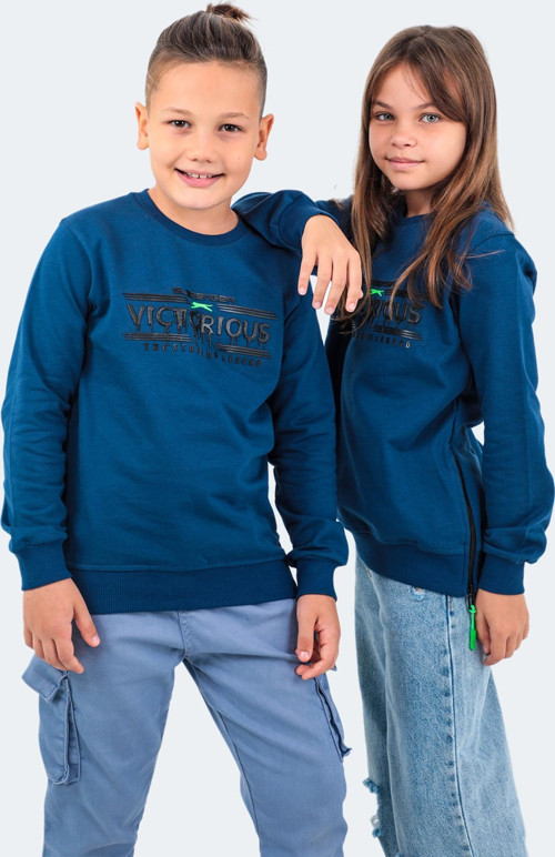 DUNA IN Unisex Çocuk Sweatshirt Lacivert