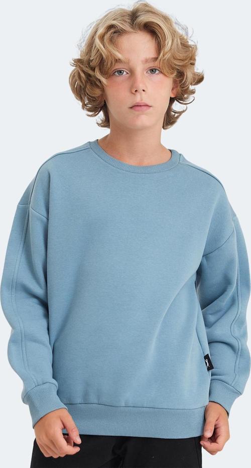 LOGAN Unisex Çocuk Sweatshirt Mavi
