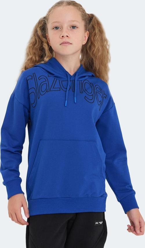 LETTO Unisex Çocuk Sweatshirt Saks Mavi