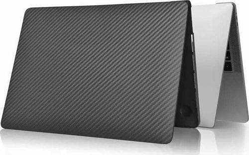 iKavlar MacBook Pro 13 Kapak A2251 / A2289 uyumlu Karbon Fiber Görünümlü Koruyucu Kılıf