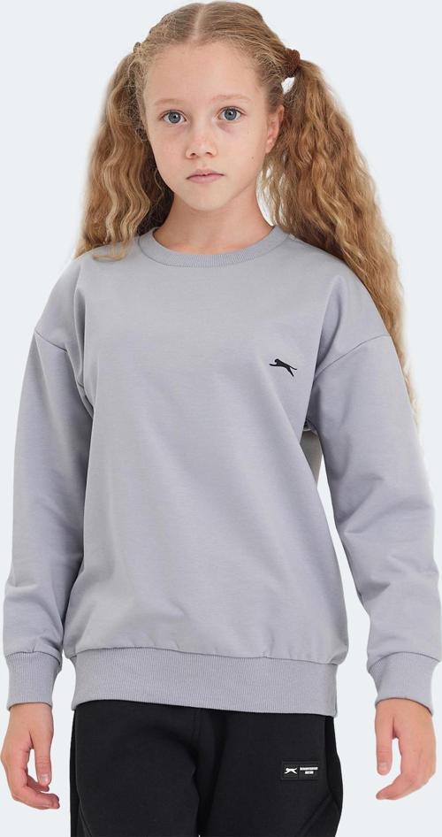 LUPPA Unisex Çocuk Sweatshirt Taş Gri
