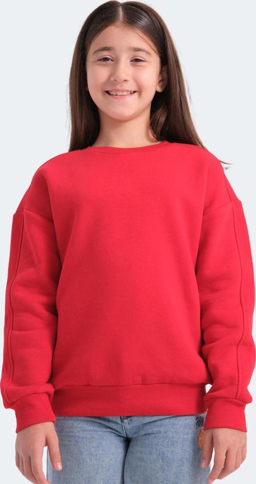 LOGAN Kız Çocuk Sweatshirt Kırmızı