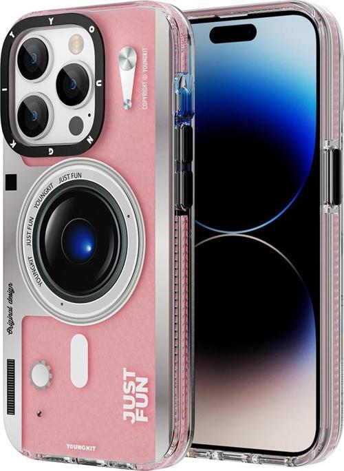 iPhone 14 Pro Uyumlu Kılıf Magsafe Şarj Özellikli Lens Figürlü Art Film Serisi Kapak