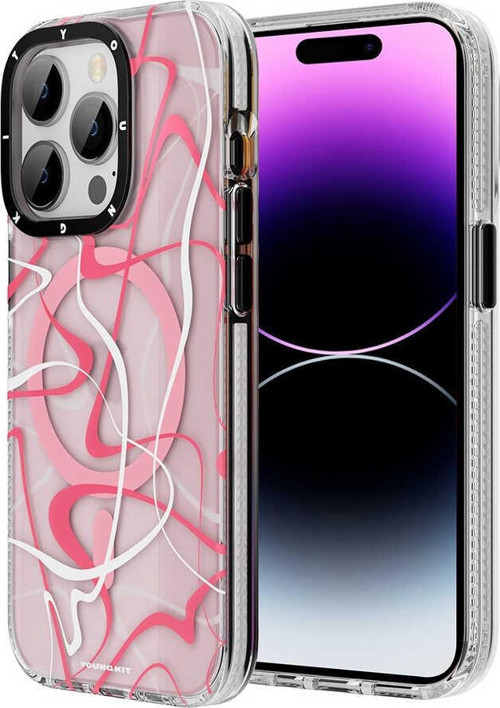 Apple iPhone 14 Pro Max Kılıf Magsafe Şarj Özellikli Water-Ink Serisi Kapak