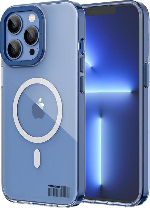 iPhone 13 Pro Max Uyumlu Kılıf Magsafe Şarj Özellikli Coloured Glaze Serisi Kapak