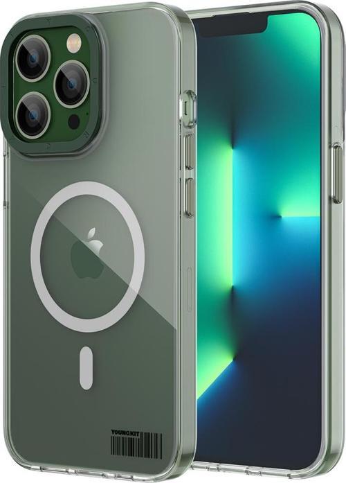 iPhone 13 Pro Uyumlu Kılıf Magsafe Şarj Özellikli Coloured Glaze Serisi Kapak