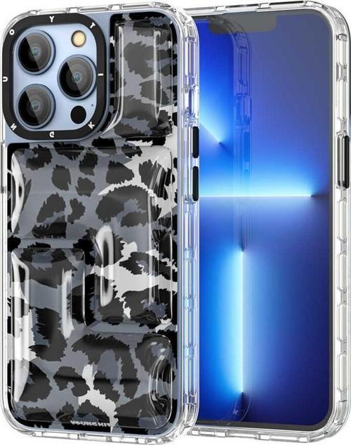 Apple iPhone 13 Pro Max Kılıf Leopard Article Serisi Kapak