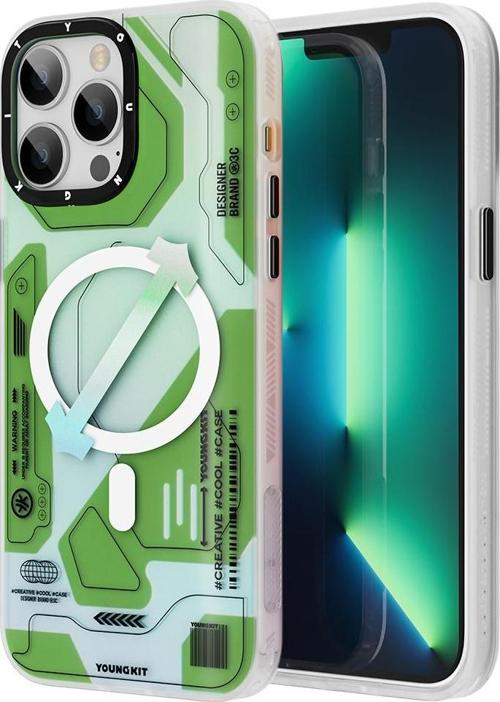 iPhone 13 Pro Uyumlu Kılıf Magsafe Şarj Özellikli Metaverse Serisi Kapak