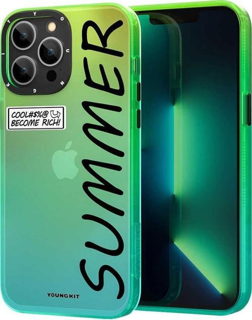 Apple iPhone 13 Pro Max Kılıf Summer Serisi Kapak