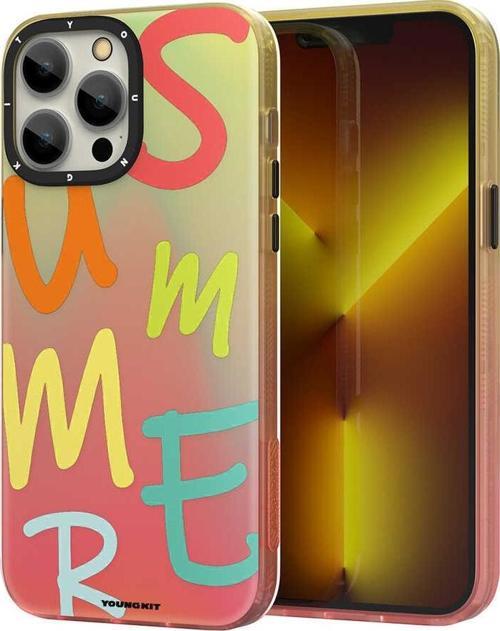 Apple iPhone 13 Pro Max Kılıf Summer Serisi Kapak