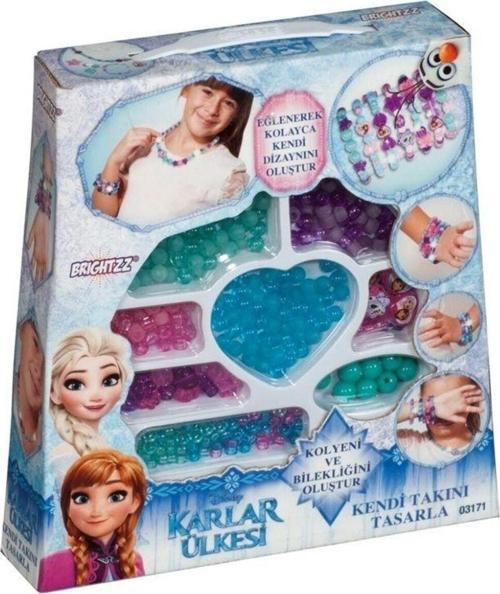 Karlar Ülkesi Elsa Çantalı Boncuk Takı Seti Kız Oyuncakları