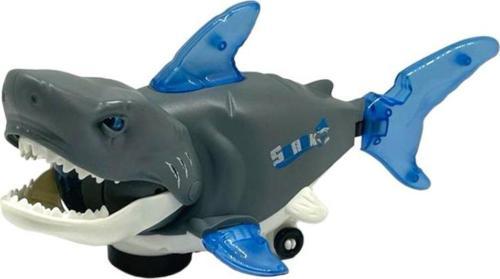 Sesli Işıklı Çarp Dön Şarkı Söyleyen Köpek Balığı Shark 27Cm GRİ