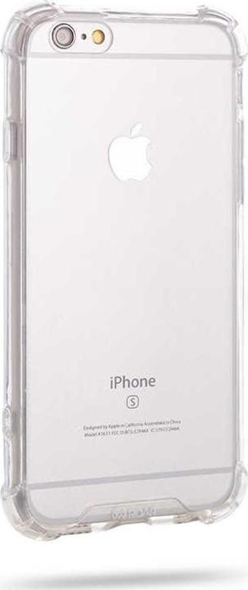 Apple iPhone 6 Kılıf Şeffaf Köşe Korumalı Armor Gel Kapak