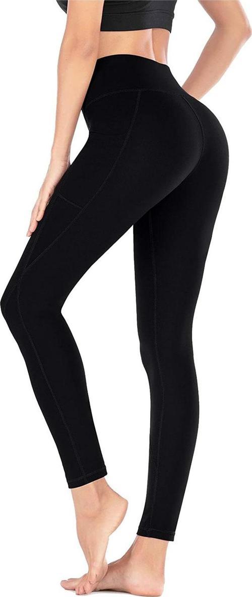 Kadın Yüksekbel Toparlayıcı Cepli Sporcu Tayt Yoga Pilates Fitnes