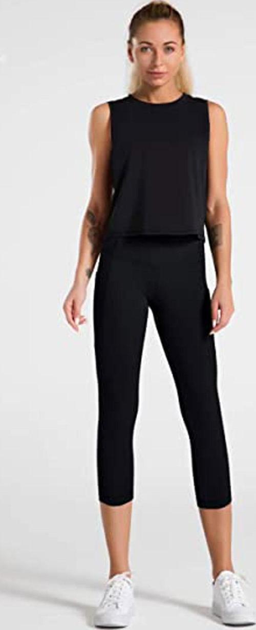 Kadın Yüksekbel Toparlayıcı Cepli Sporcu Kapri Tayt Yoga Pilates