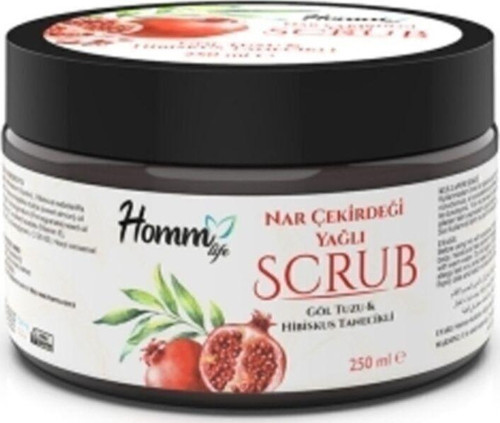 Nar Çekirdeği Yağlı Bitki Tanecikli Scrub