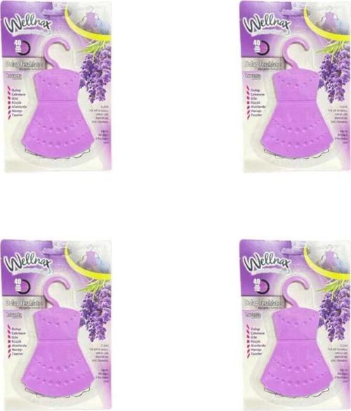 Gardırop Dolap Ve Çekmece Ferahlatıcı Lavanta Tazeliği Kokusu X4