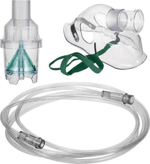 Oksijen Maskesi Ilaç Hazneli Yetişkin Nebulizatör Maske - 2 Adet