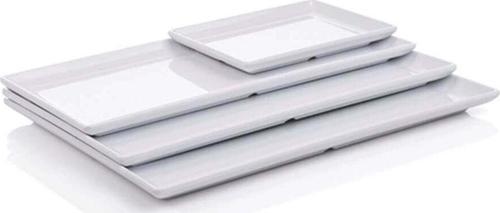 Termoset Kırılmaz-Elegant Baton Tabak 3-21X35 Cm 12 Adet