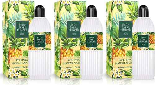 Hawaii Ananas Kolonya 400 ml x 3