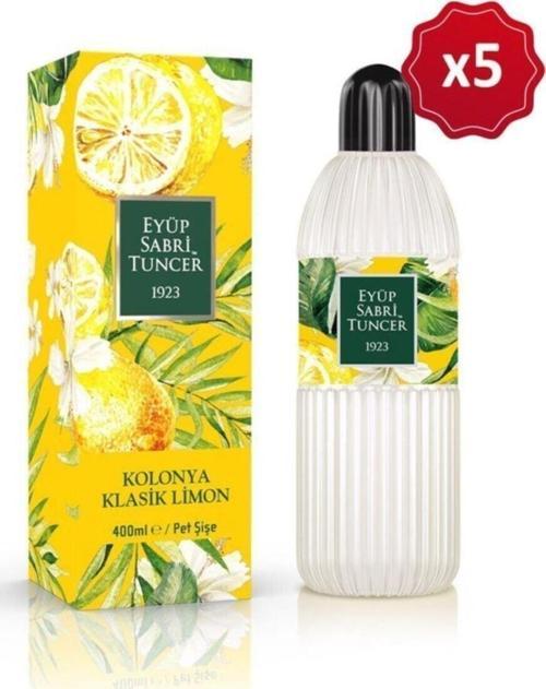 Klasik Limon Kolonyası 80 Derece Pet Şişe 400 ml x 5 Adet