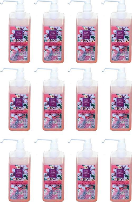 Japon Kiraz Çiçeği Kolonyası Sprey Şişe 1 lt x 12